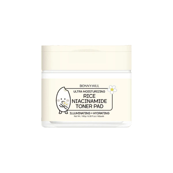Bonnyhill Rice Niacinamide Toner 60pads 180g
