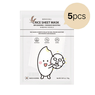 Bonnyhill Rice Sheet Mask 5pcs