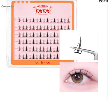 CORINGCO TOKTOKHARA NO GLUE EYELASH (BOLD STYLE)