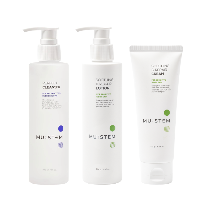 Mustem GIFT SET | CLEANER + LOTION +CREAM
