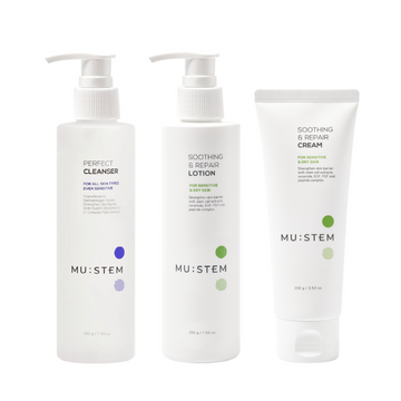 Mustem GIFT SET | CLEANER + LOTION +CREAM